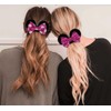 Mouse Ear Hair Scrunchies for Women, Sequins Hair Bow Scrunchies