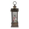 Snow Water Farol Navideño Muñeco Nieve Luz Led Musical Adornos
