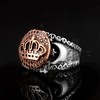 Crown Ring For Men, Silver King Ring (Size:11)
