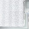 Spirella Anti-Schimmel Duschvorhang - Anti-Bakteriell, waschbar, wasserdicht, Peva, „Blatt“ 180x200cm