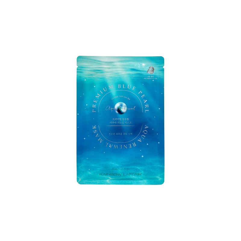 Rainbow Raphael Premium Blue Pearl Aqua Renewal Mask Pack 30ml