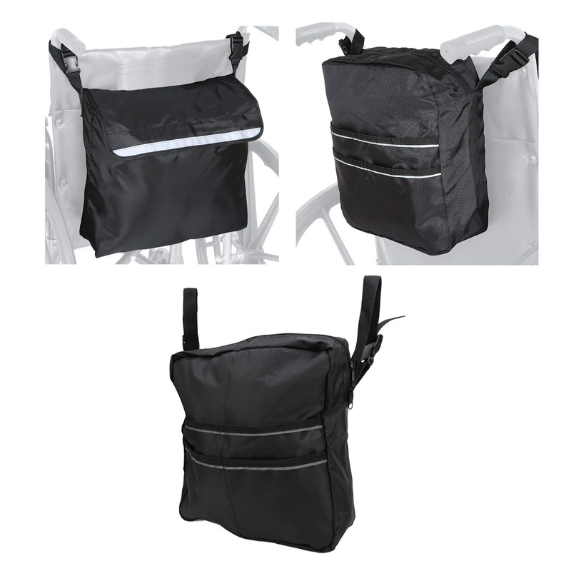 Wheelchair Backpack Oxford Cloth Large Capacity Versatile Adjustable Wheelchair Bag