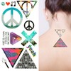 Tattoo Stickers Variety Design Mark 2 Pieces Triangle Triangle Pyramid
