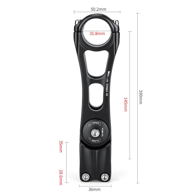 Stem Handlebar Stem Bike Fork Stem Adjustable ± 85° Handlebar