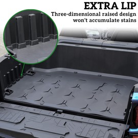LDETXY TPE Cargo Liner for Can-Am Commander 2021-2023, Rubber Rear Cargo Bed Mat All Weather Protector Slush Liner for Can-Am Commander Max 2021 2022 2023 Accessories