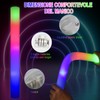 58PCS Foam Glow Sticks Party Packs,Led Light up Flashing Sticks
