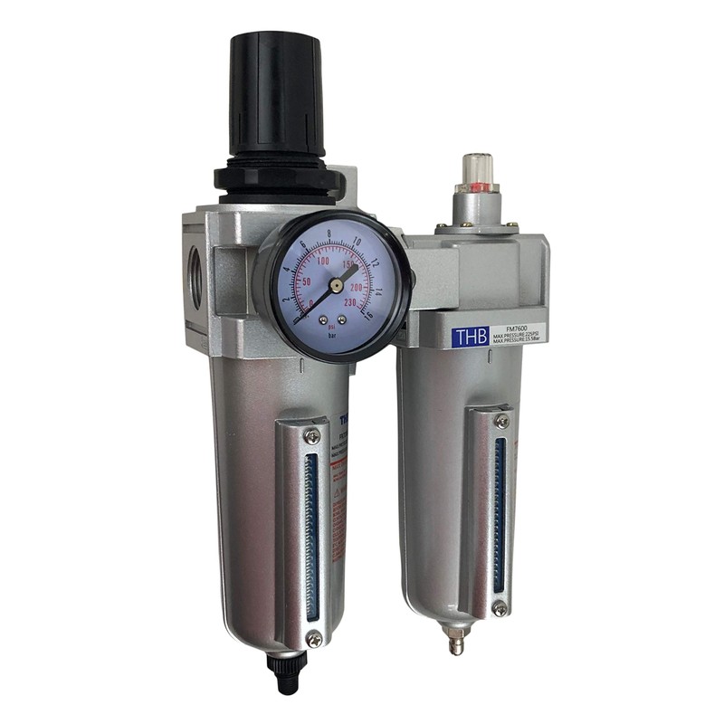 1/2" HEAVY DUTY COMBO PARTICULATE & COALESCING FILTER REGULATOR COMPRESSED