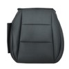 FZJDSD Black Driver Side Bottom Perforated Microfiber Leather Replacement Seat