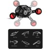 Carrete Baitcasting, Capacidad de Carga 10 Kg Carrete Baitcasting de
