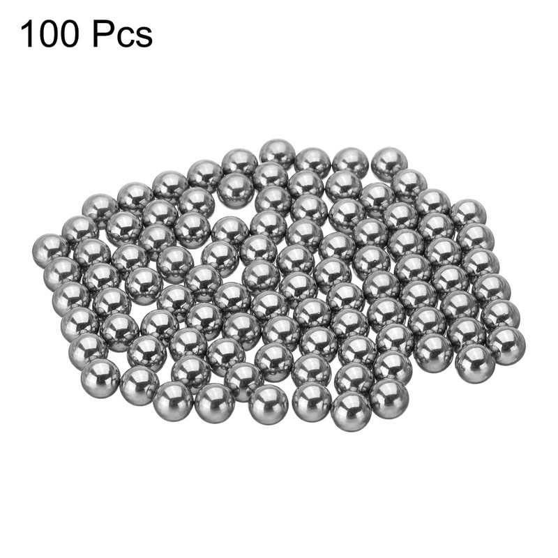 sourcing map 100 Pcs 7 mm Bearing Balls Chrome Steel