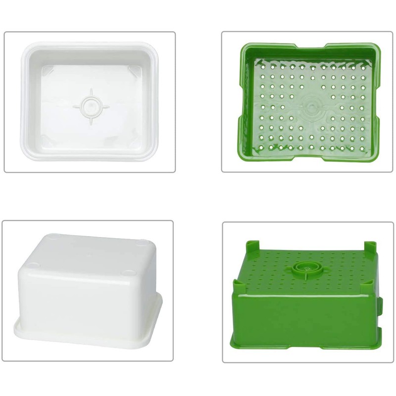 Poweka Tofu Press Kit with Water Collecting Tray Middle Strainer