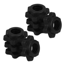 Kisangel Reliable Fitness Barbell Clamps Dumbbell Rod Nut 8pcs Barbell Collars for Gym