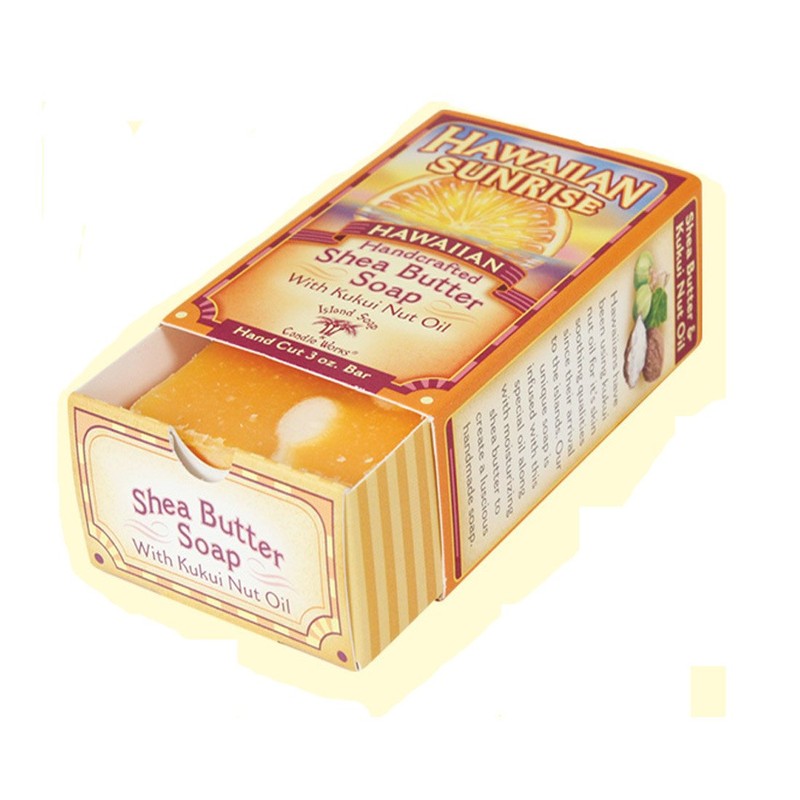 Island Soap & Candle Works Handmade Shea Butter Soap, Hawaiian