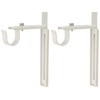 Ikea Curtain Rod Holder Bracket Wall/Ceiling Set Of 2 Steel
