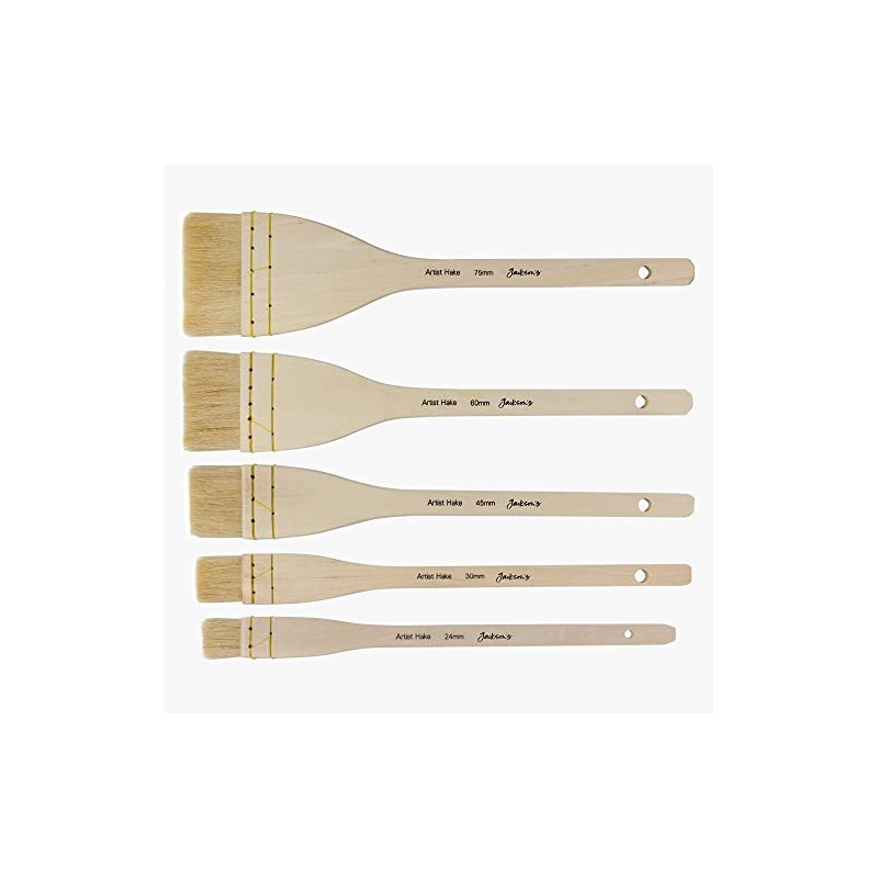 Jackson's : Artist Hake White Goat Hair Brush : Flat