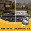 Heavy Duty Grill Scraper Stainless Steel Griddle Scraper with 5"