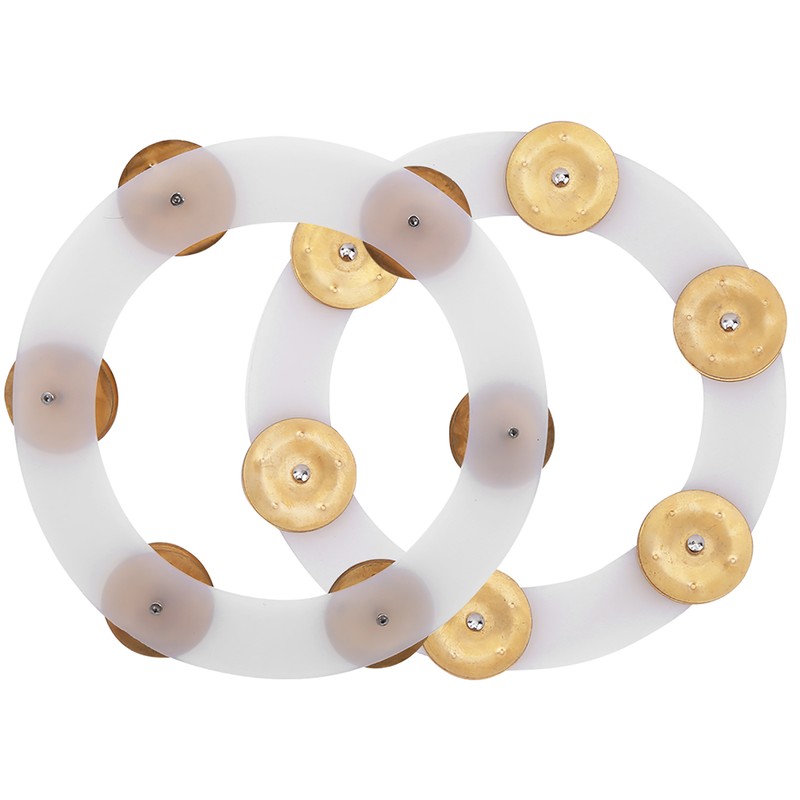 Drum Cymbals Hi Hat Tambourine Drum Set Stainless Steel Bells
