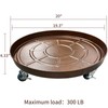 Kaoolaa Plant Caddy with Wheels 20 Inch 2 Pack, Heavy