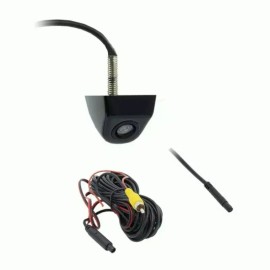 iBeam TE-LPGC Above License Plate Backup Cam with Gloss Black Metal Housing