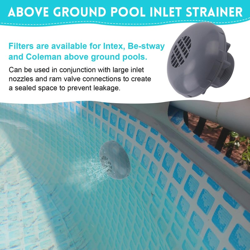 EINDER Pool Inlet Strainer P6H1317 Replacement Kit for Intex, Coleman