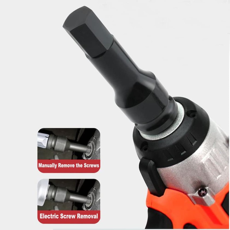 Utoolmart 1/2-Inch Drive Allen Bit Socket, 17mm Hex Socket, Cr-Mo