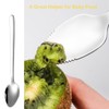 Starvway 2pcs Stainless Steel Grapefruit Spoon Thick Smooth Dessert Spoon