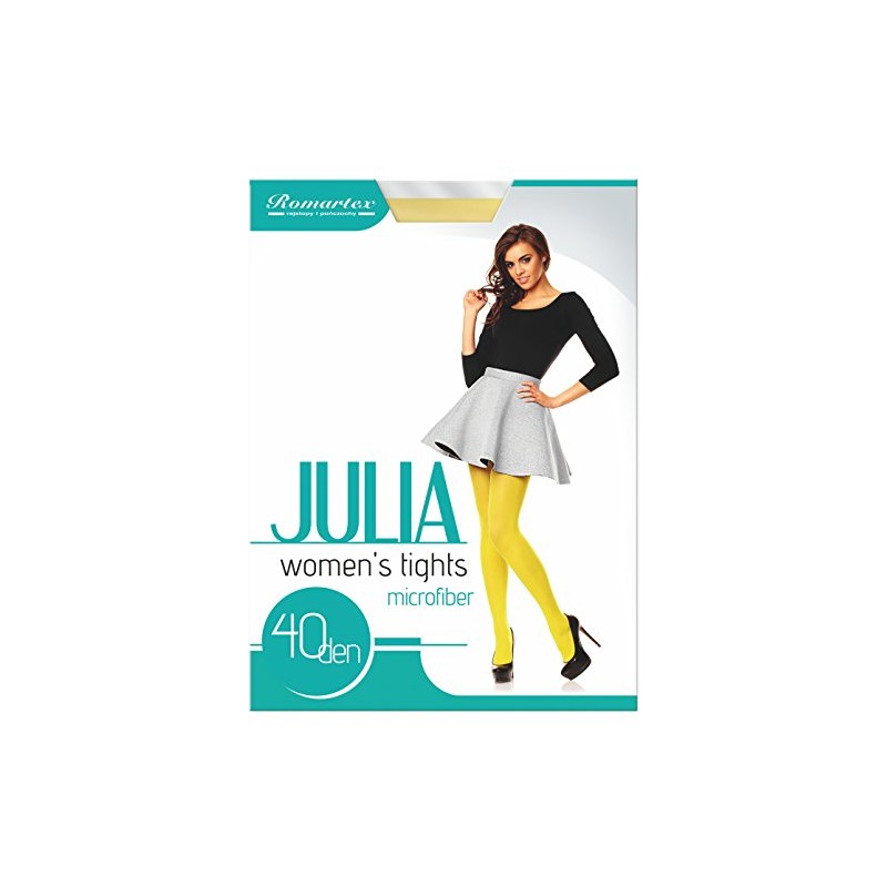 Romartex Women's Colourful Opaque 40 Denier Tights, L, light blue
