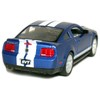 KiNSMART 2007 Ford Shelby GT500 Blue with Racing Stripes 1:38