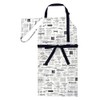 NC500620 Girls Apron Junior High School High School Student Triangle