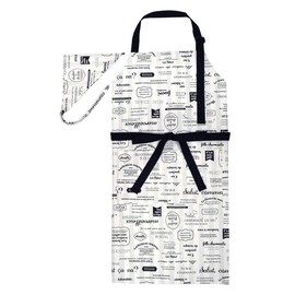 NC500620 Girls Apron Junior High School High School Student Triangle Width Set, Stylish, Cooking Practice, Marchedo Paris Colorful Candy Style