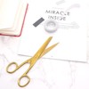 NatSumeBasics 7 Inch Gold Shears Knife Edge Craft Tailor Scissors