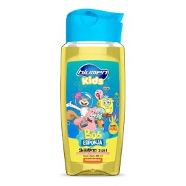 BLUMEN KIDS Shampoo Infantil 3 en 1 Bob Esponja Piña 500ml
