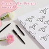 15pcs Paper Clips and Binder Clips, Bat-Shaped Clips, Black Metal
