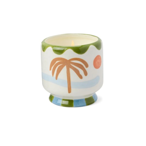 Paddywax Scented Candles Dopo Hand-Painted Ceramic Luxury Artisan Candle, 8-Ounce,