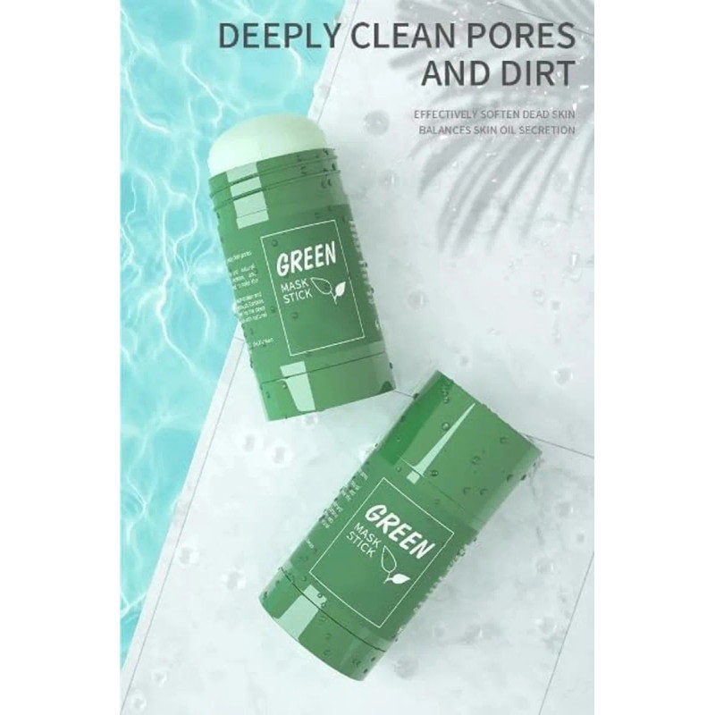 Green Mask Stick Barras De Mascarilla Verde Para Rostro,