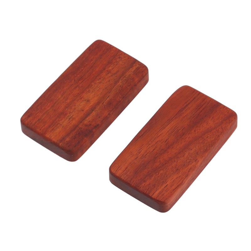 Fidget Slider Red Sandalwood Stress Relief Engraved Fingertip Fidget Slider