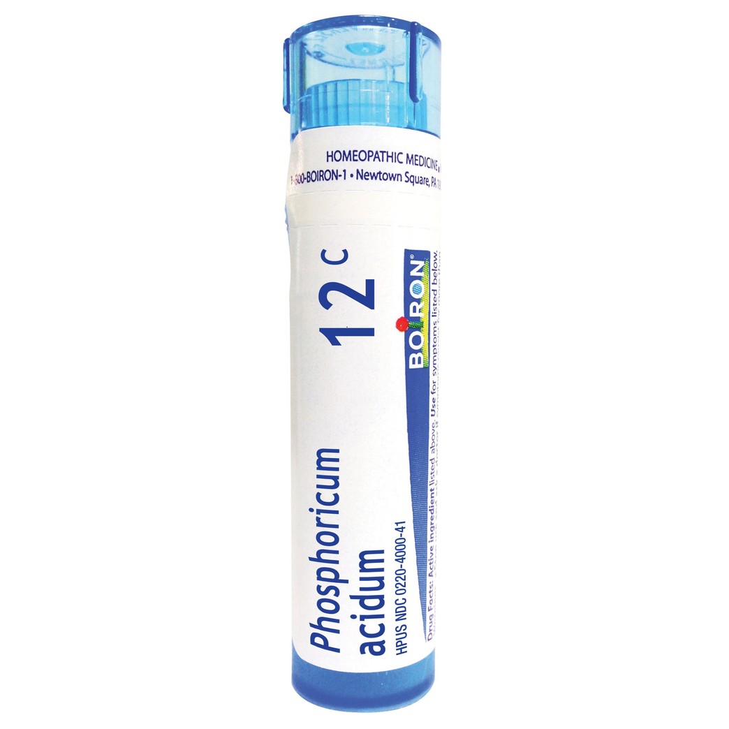 Boiron Phosphoricum Acidum 12C, 80 Pellets, Homeopathic Medicine for Concentration