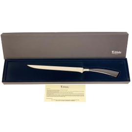 Coltelleria Saladini Stainless Steel Fillet Knife with Buffalo Horn Handle, 6-Inch