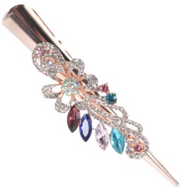 PACKOVE Vintage Duckbill Hair Clips for Women Rhinestone Hairdressing Barrettes Non Slip Clips for Thick Thin Hair Compact Lightweight Design for Home Salon Use