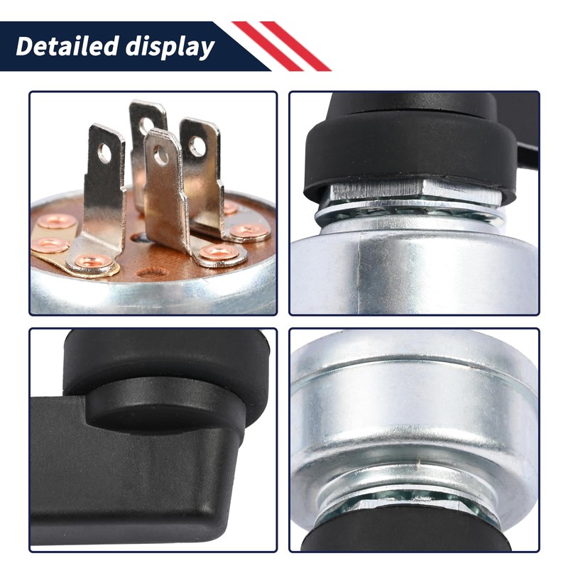 Promrmr 4 Terminal 4 Position Switch Includes Handle & Dust