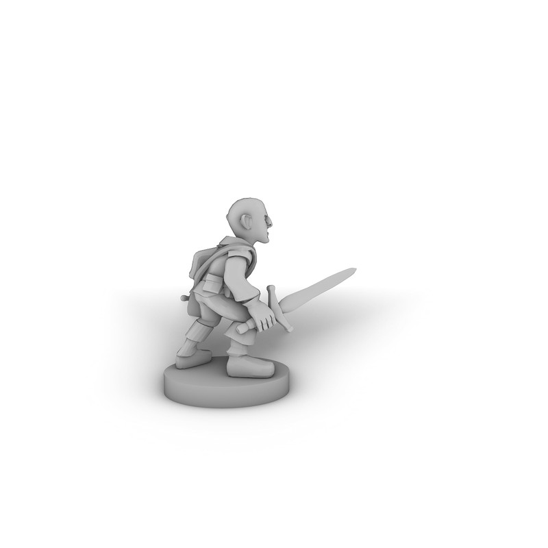 Deep Gnome Rogue Tabletop DND Gaming Miniature