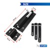XFORT® 2 Pack Heavy Duty Tower Bolt Black 100mm (4"),