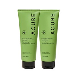 Acure | Shampoo y acondicionador para limpieza profunda | Fórmula suave sin SLS ni parabenos para uso diario