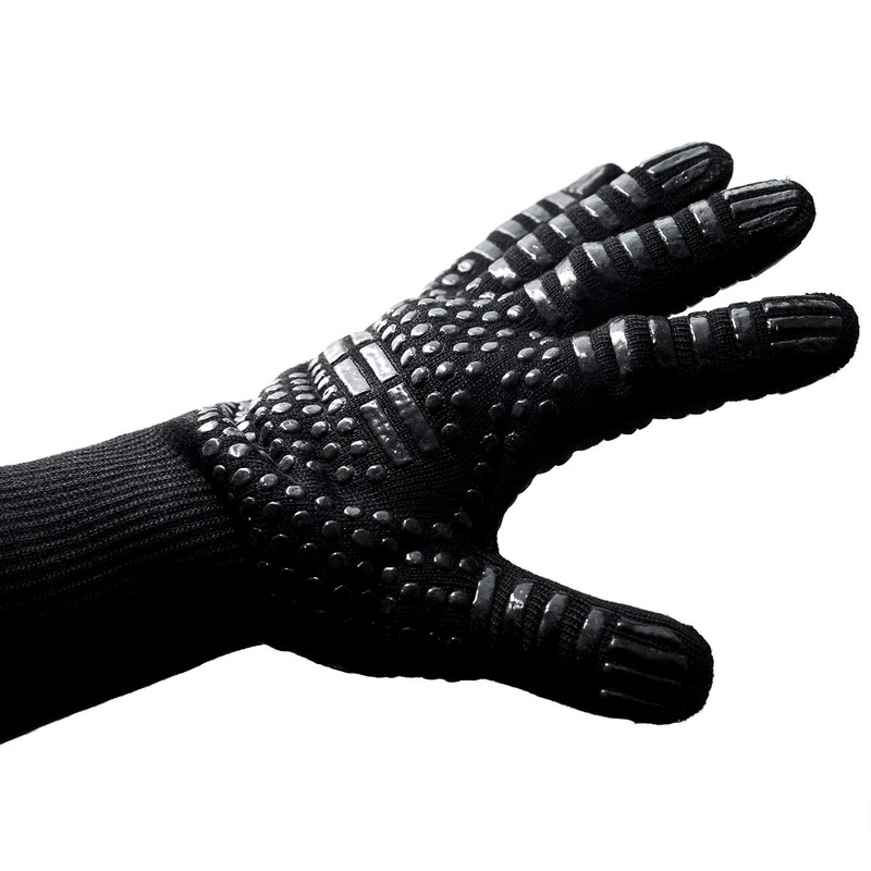PRECORN BBQ Grill Gloves Universal Size Heat Resistant up to
