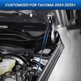 TECHPICCO Hood Struts for Toyota Tacoma 2024 2025+, Hood Lift Support No Drill Front Gas Springs Shocks Compatible with Toyota Tacoma Accessories 2024+