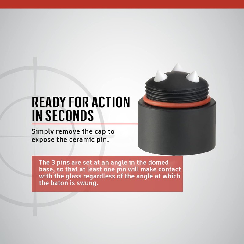 ASP BreakAway Subcap, Friction-Baton Cap, Tactical Baton Accessories