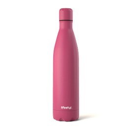 Lifestyl Stainless Steel Water Bottle | 24 Hrs Cold & 12 Hrs Hot| Thermoshield Technology Vacuum Insulated Metal Water Bottles, Leak-Proof Drinks Bottle for Gym (Magenta, 1000 ml)