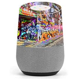 Skin Decal Vinyl Wrap for Google Home Stickers Skins Cover/Graffiti Street Art NY L.A.
