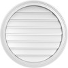 26"W x 26"H Round Surface Mount Signature Urethane Gable Vent: