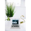 Pearhead Classic Wooden Letterboard, Sonogram Photo Frame, Baby Keepsake Clip